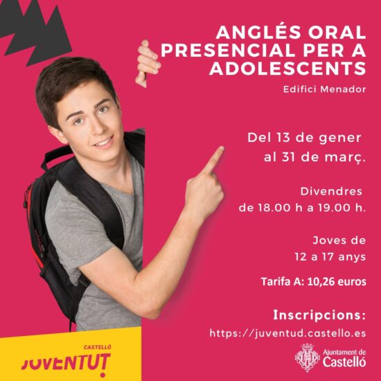 ANGLÉS ORAL PRESENCIAL PER A ADOLESCENTS