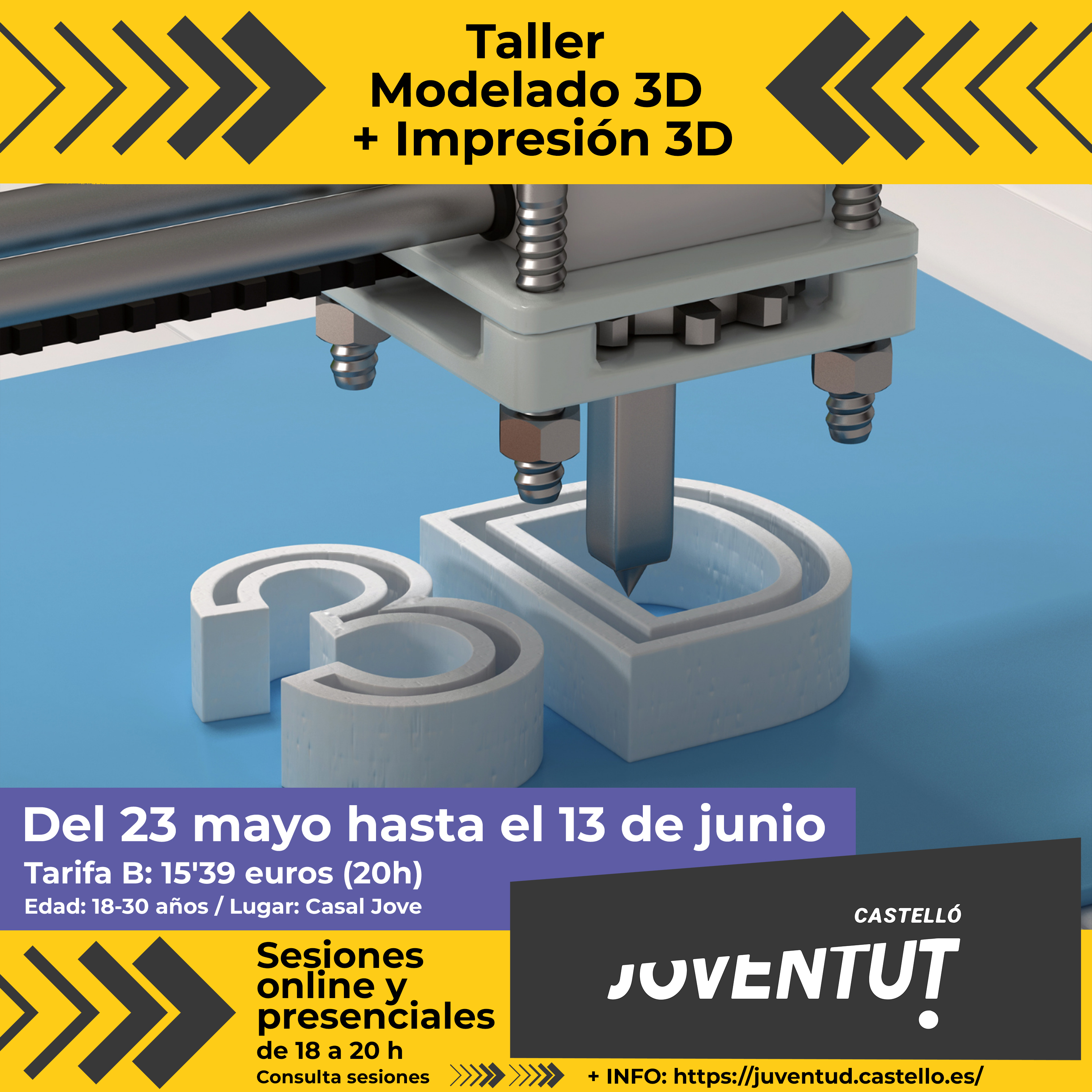 TALLER DE MODELADO E IMPRESIÓN 3D